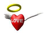 Valentijn Plaatjes Vliegend Engelen Hart Met Tekst Love Valentijn