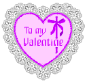 Valentijn Plaatjes To My Valentine Roze Hart