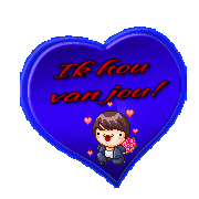Valentijn Plaatjes Blauw Hart Ik Hou Van Jou Valentijn Hartjes