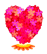 Valentijn Plaatjes Springend Hart Bloemen Roze En Rood Valentijn