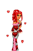Valentijn Plaatjes Dollz Met Rode Hartjes