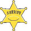 Plaatjes Wildwest Sheriff Ster