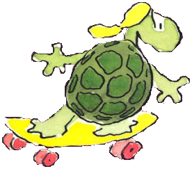 Plaatjes Winston Schildpad Winston Op Skateboard