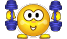 Fitness Smileys Smileys en emoticons 