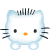 Hello kitty Smileys Smileys en emoticons Gekke Hello Kitty Smiley