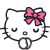 Hello kitty Smileys Smileys en emoticons Verdrietige Hello Kitty Smiley