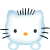 Hello kitty Smileys Smileys en emoticons Hello Kitty Kijkt Rond