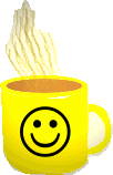 Koffie Smileys Smileys en emoticons Gele Smiley Beker