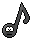 Muzieknoten Smileys Smileys en emoticons 