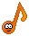 Muzieknoten Smileys Smileys en emoticons 