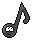 Muzieknoten Smileys Smileys en emoticons 