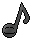 Muzieknoten Smileys Smileys en emoticons 