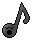 Muzieknoten Smileys Smileys en emoticons 