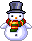 Smileys Smileys en emoticons Sneeuwpop 