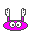 Smileys Smileys en emoticons Springende Roze Springende Smiley