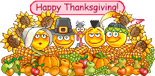 Thanksgiving Smileys Smileys en emoticons 