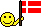 Vlaggen Smileys Smileys en emoticons Denemarken