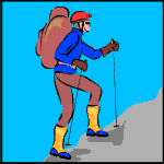 Sport plaatjes Alpinisten 