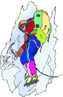 Sport plaatjes Alpinisten 