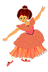 Ballet Sport plaatjes Dansende Ballet Vrouw In Een Roze Jurk