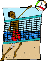 Sport plaatjes Beach volleybal 
