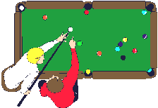 Biljarten Sport plaatjes 