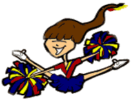 Sport plaatjes Cheerleaders 