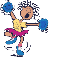 Sport plaatjes Cheerleaders 