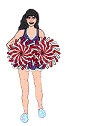 Sport plaatjes Cheerleaders 