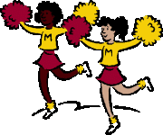 Sport plaatjes Cheerleaders 