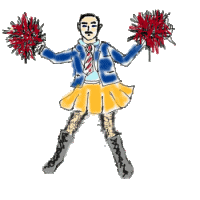 Sport plaatjes Cheerleaders 