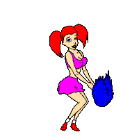 Sport plaatjes Cheerleaders 