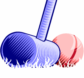 Sport plaatjes Croquet 