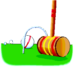 Sport plaatjes Croquet 