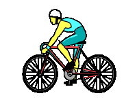 Sport plaatjes Fietsers 