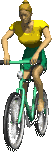 Sport plaatjes Fietsers 