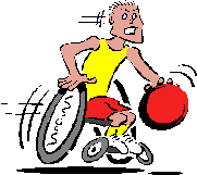 Sport plaatjes Gehandicapten sporten 