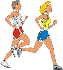 Sport plaatjes Hardlopen 