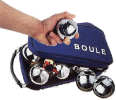 Sport plaatjes Jeu de boule 