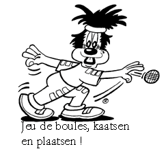 Sport plaatjes Jeu de boule 