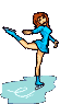 Sport plaatjes Kunstschaatsen 