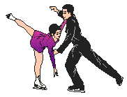 Sport plaatjes Kunstschaatsen 