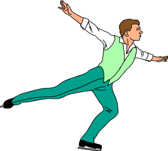 Sport plaatjes Kunstschaatsen 
