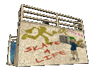 Sport plaatjes Skateboarders 