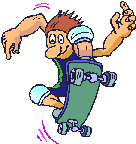 Sport plaatjes Skateboarders 