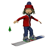 Sport plaatjes Snowboarders 