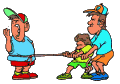 Sport plaatjes Touwtrekken 