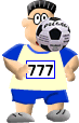 Sport plaatjes Voetballers 