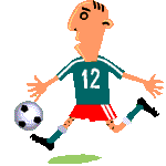 Sport plaatjes Voetballers 
