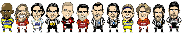 Sport plaatjes Voetballers 